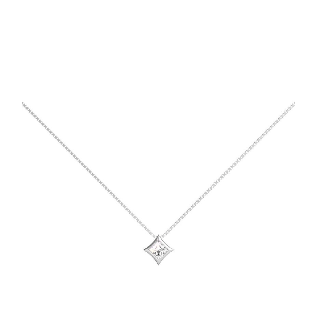 Diamond Solitaire Pendant