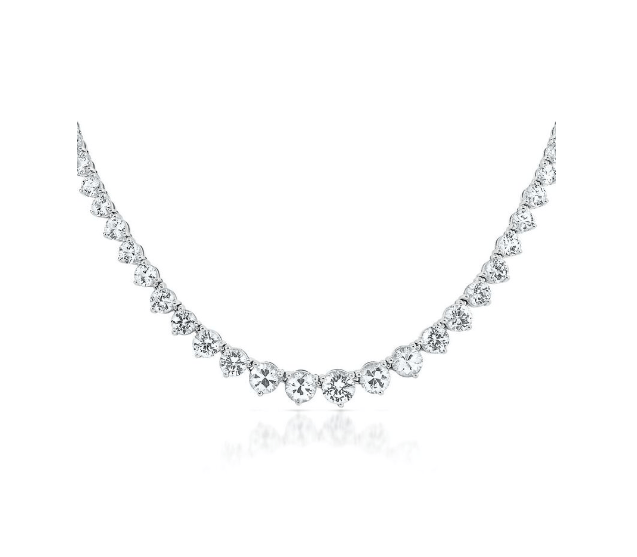 White Sapphire Necklace