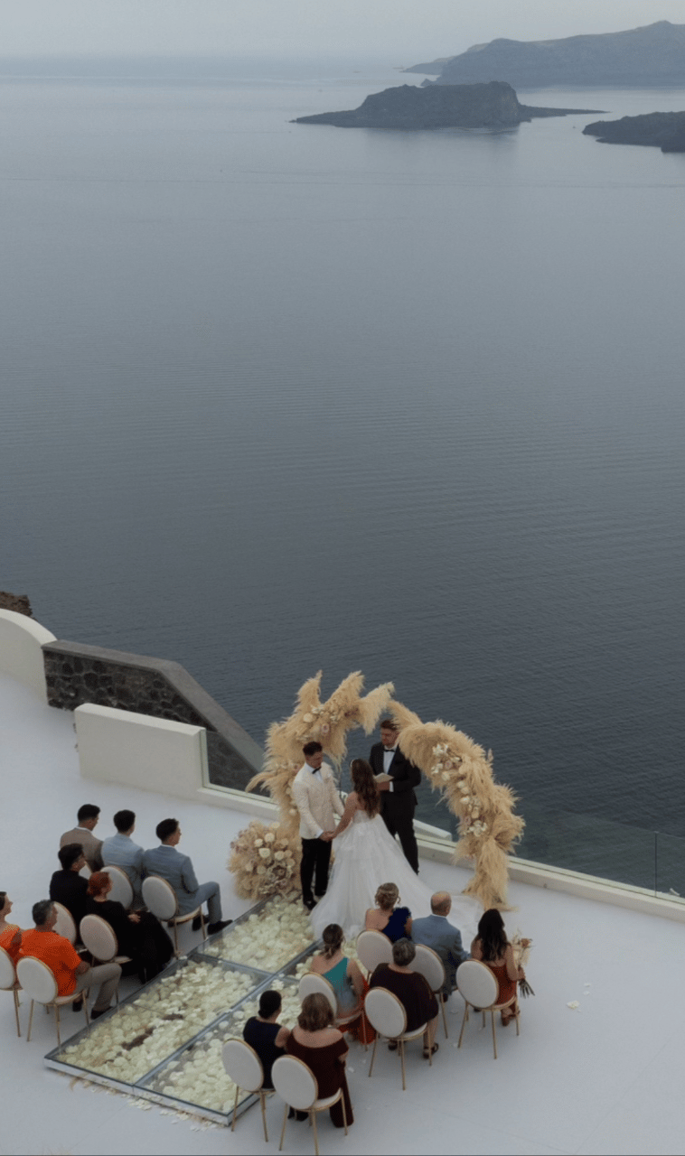 A Boho Spring Wedding at El Viento Santorini photo 2