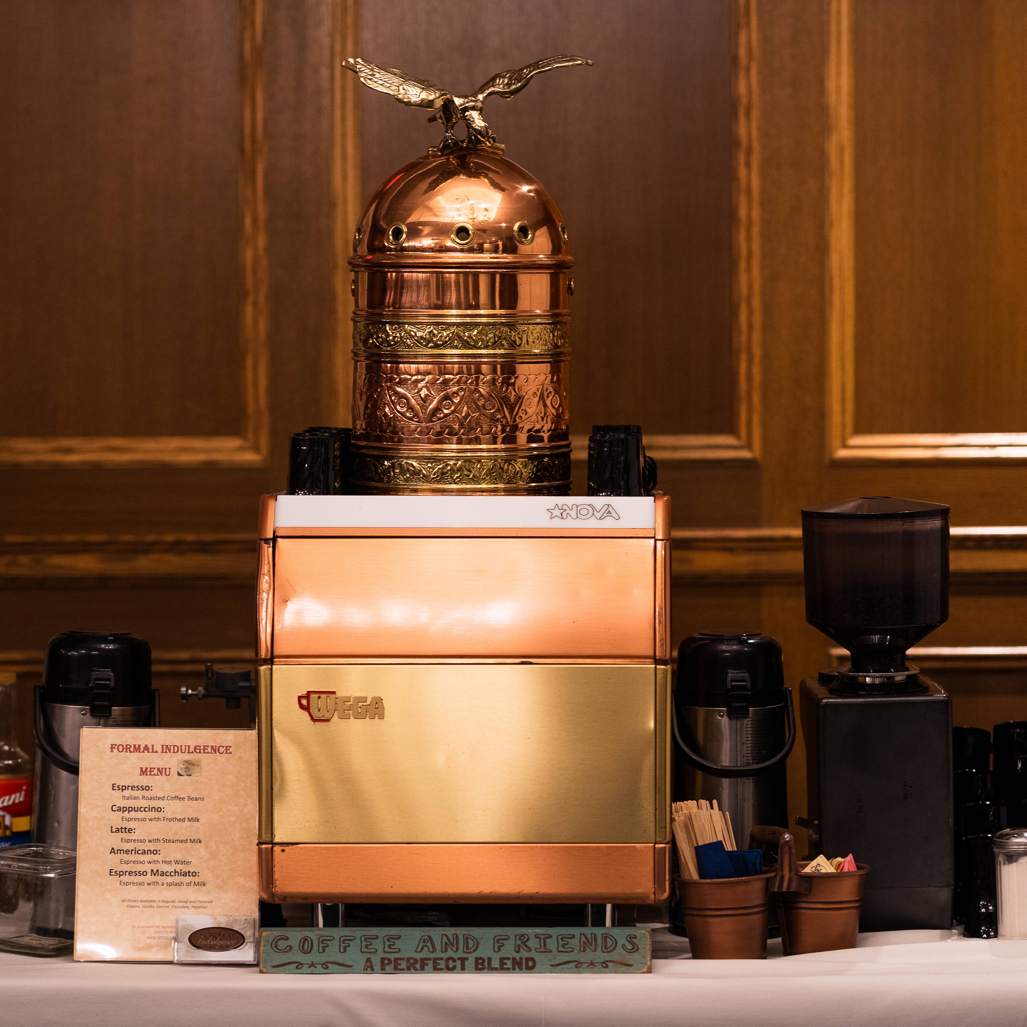 Formal Indulgence Espresso Bar and Chocolate Fountain Catering