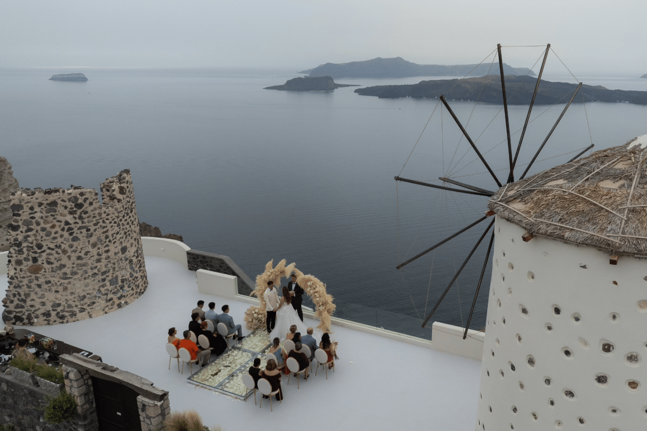 A Boho Spring Wedding at El Viento Santorini photo 3