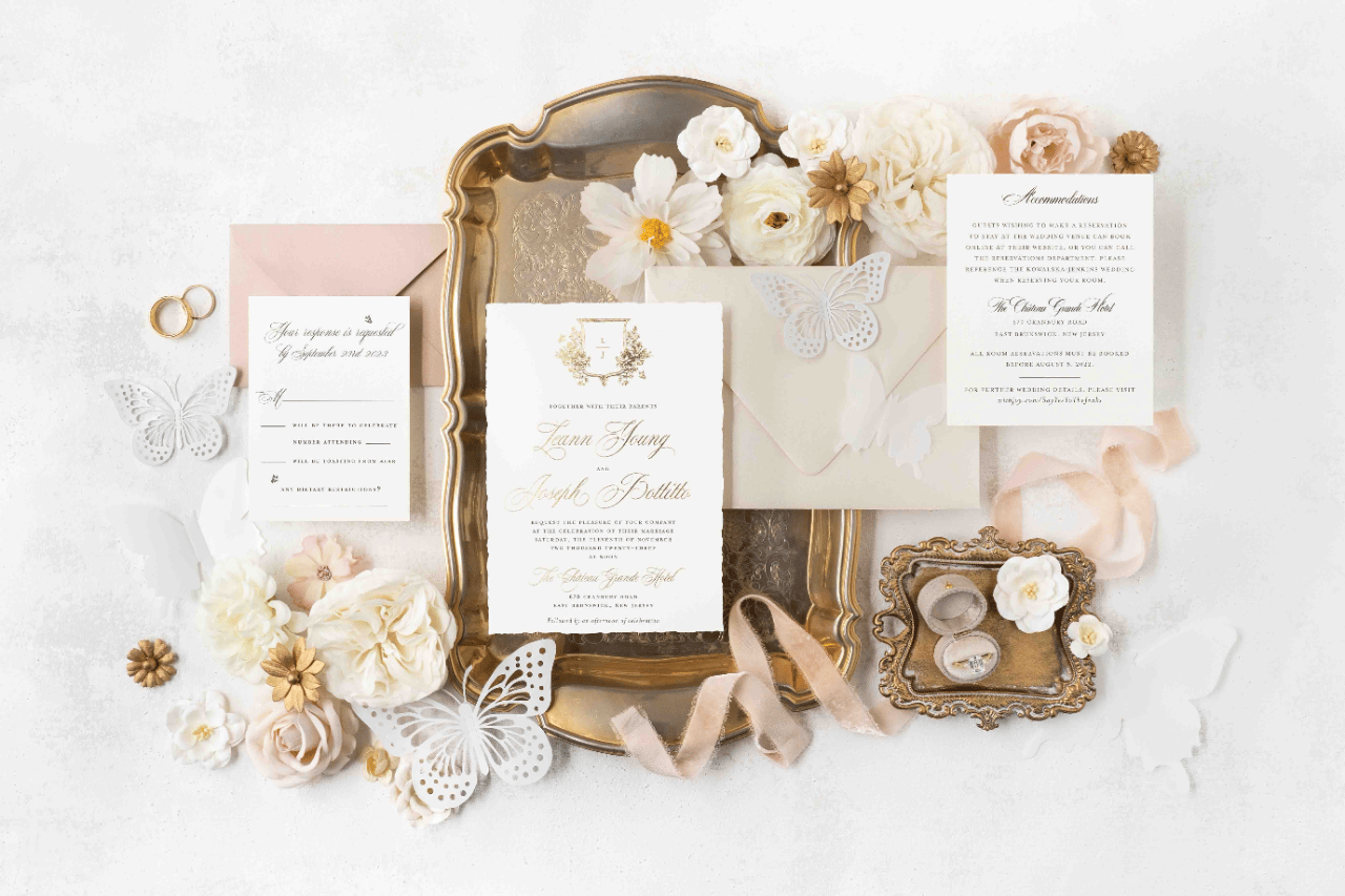 Paper Rose Invitation portfolio 3