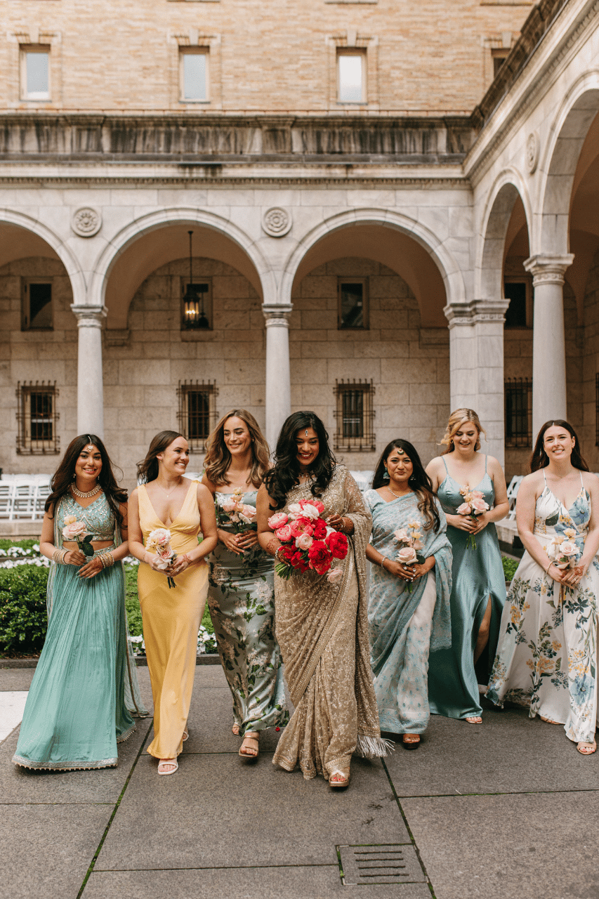 A Glamorous Summer Wedding at Boston Public Library