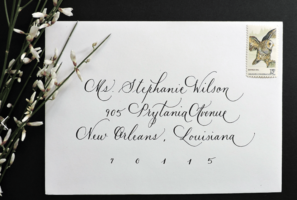 V Calligraphy