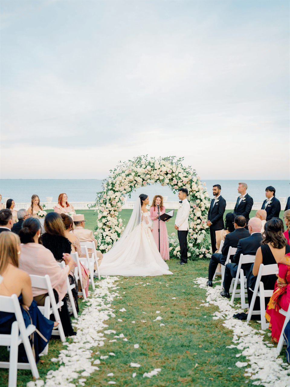A Romantic Summer Wedding at Rosecliff Mansion photo 2