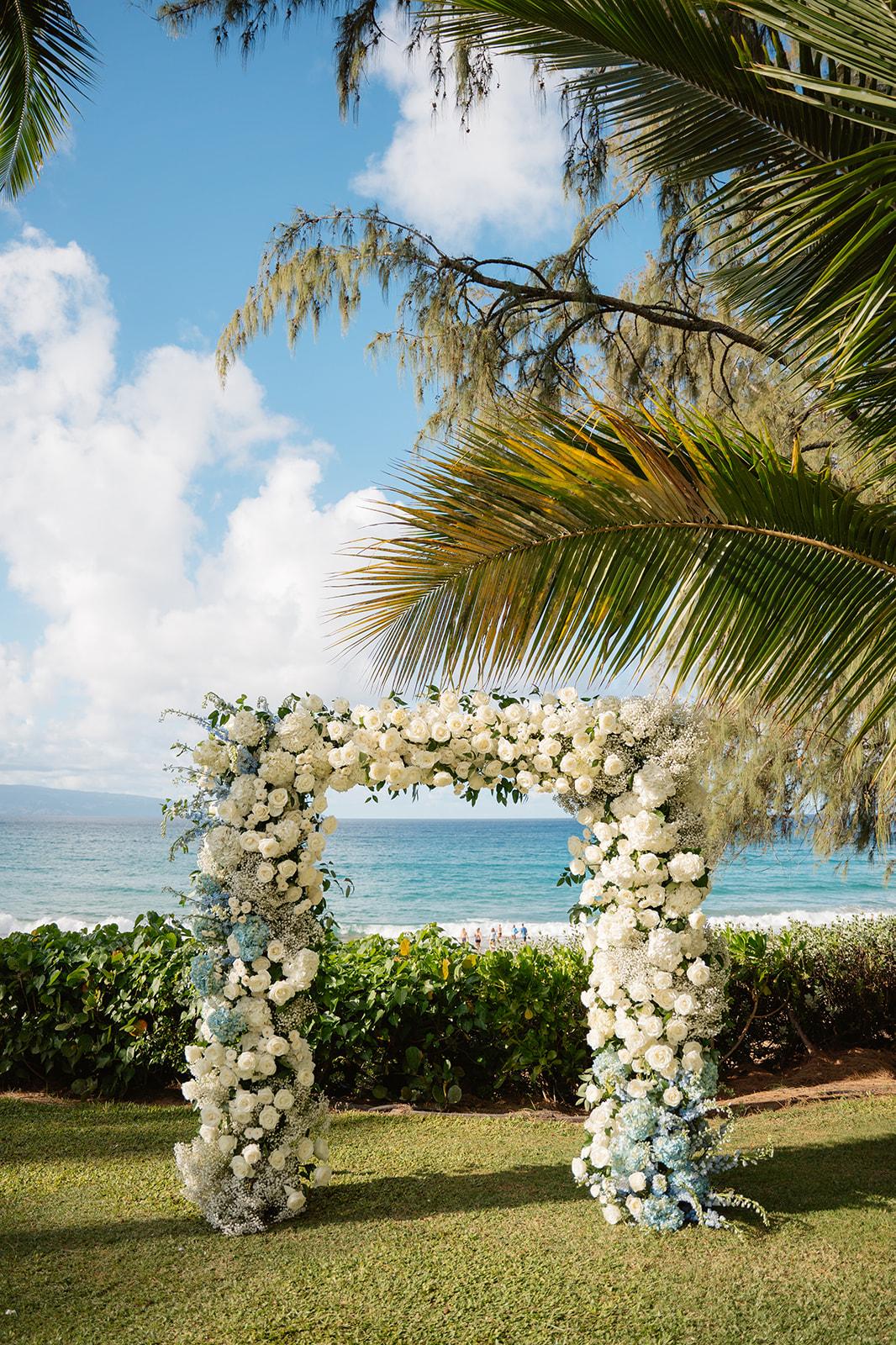 A Whimsical Fall Wedding at the Ritz Maui