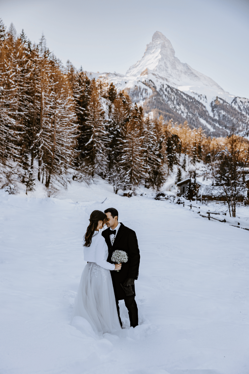 A Romantic Winter Wedding in Zermatt