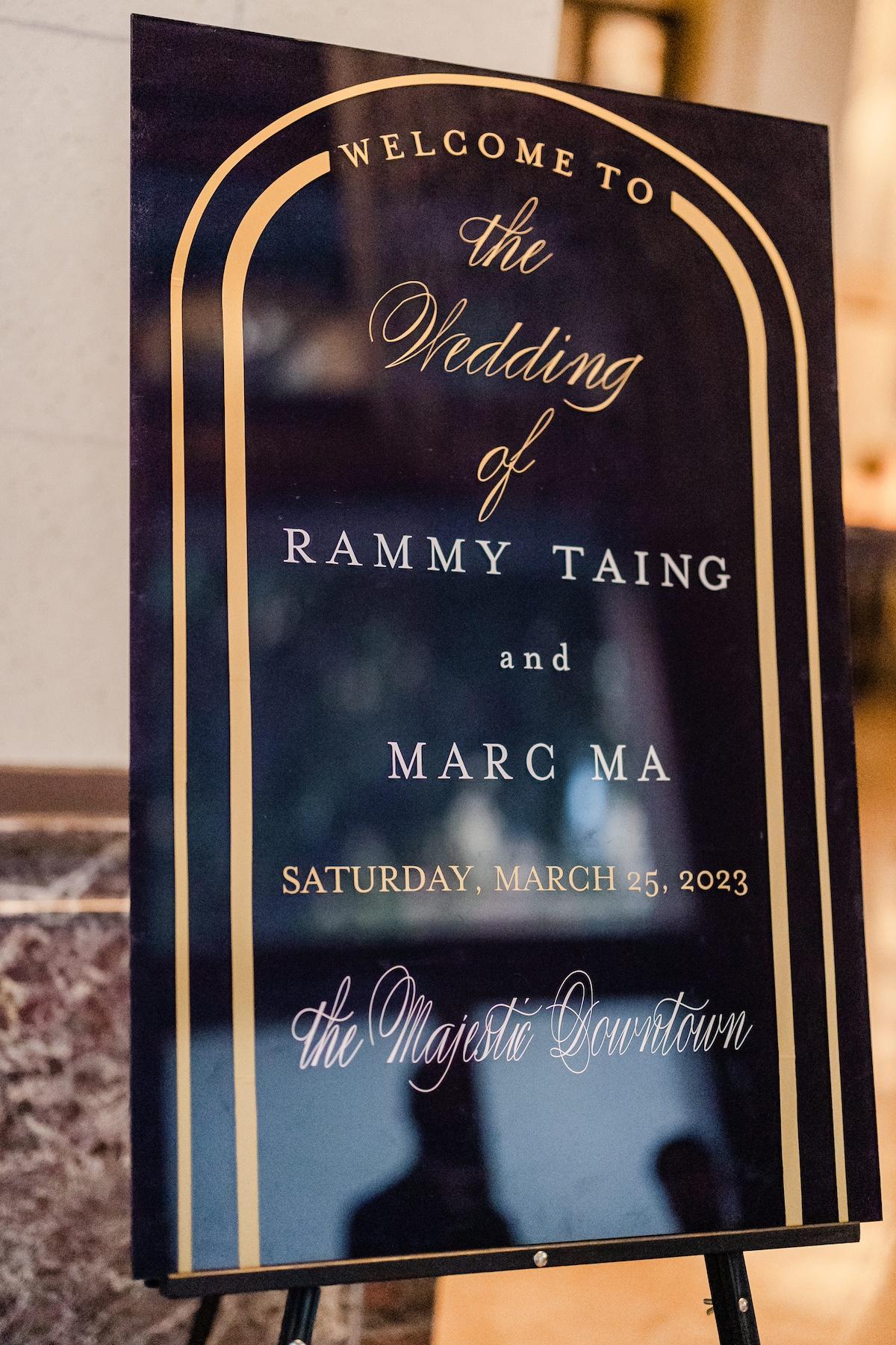 A Glamorous Spring Wedding at The Majestic 83