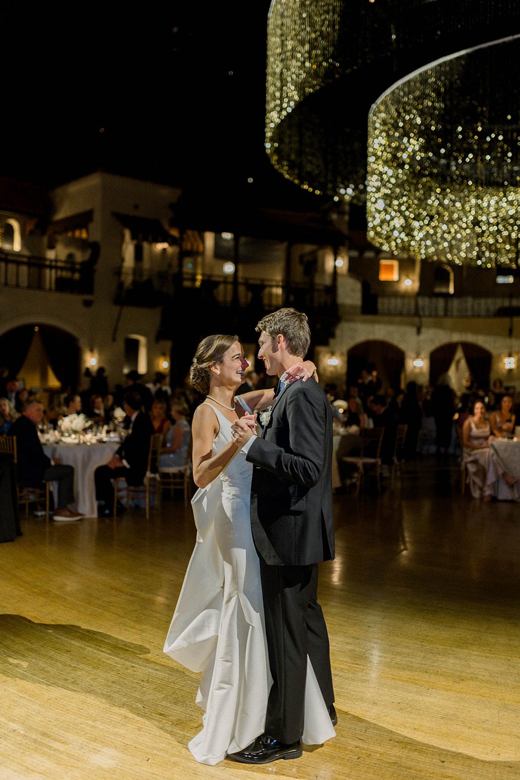 A Glamorous Fall Wedding at the Indiana Roof Ballroom 56