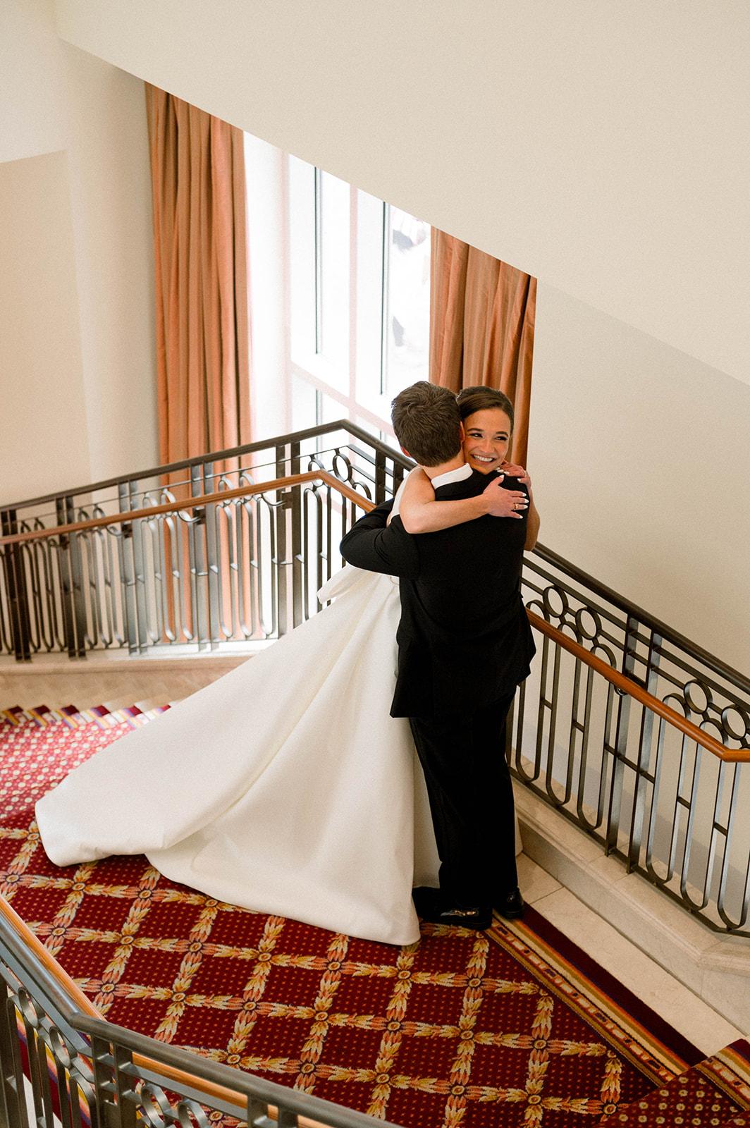 A Glamorous Fall Wedding at the Indiana Roof Ballroom 68