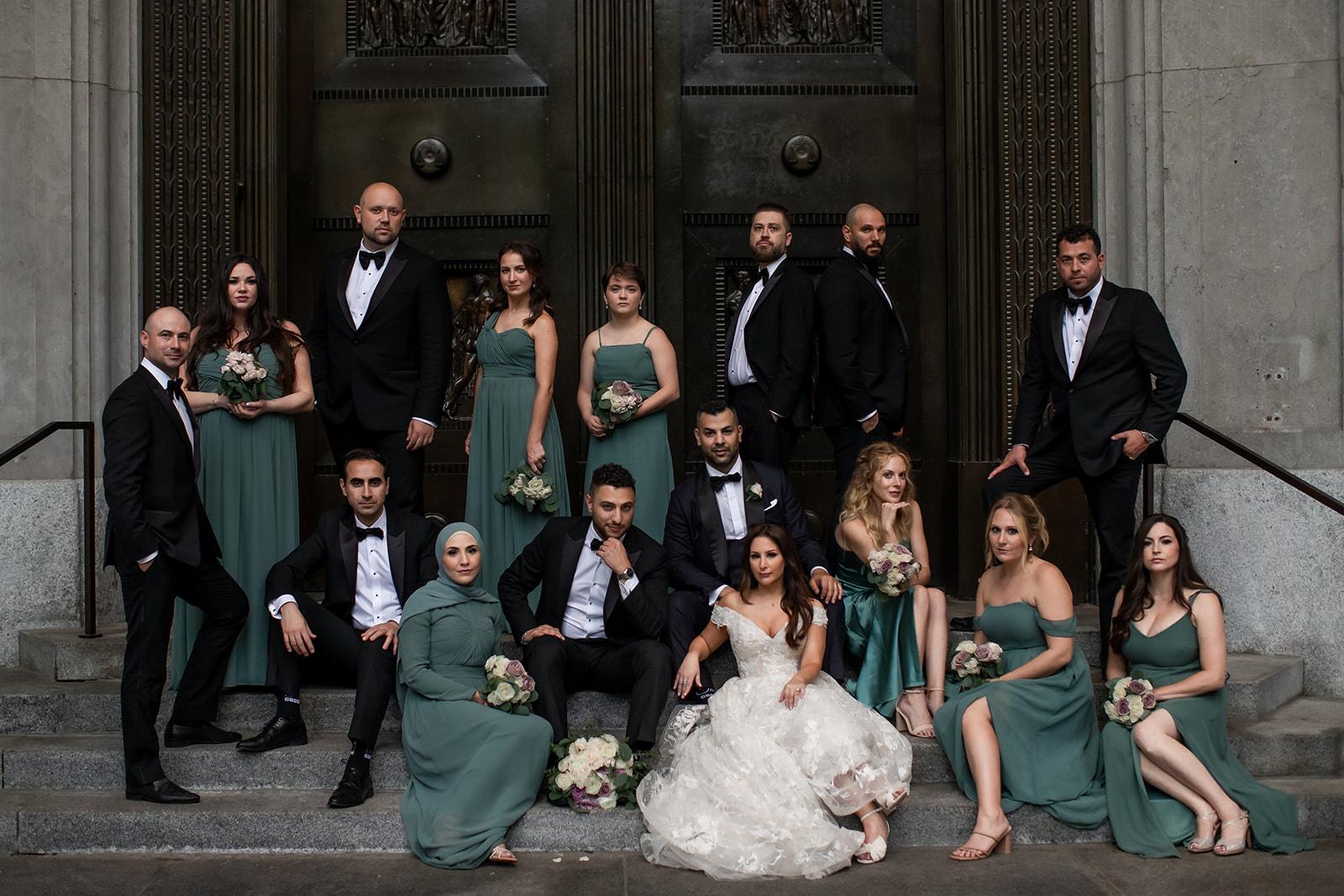A Glamorous Summer Wedding at the Notre-Dame Basilica photo 3