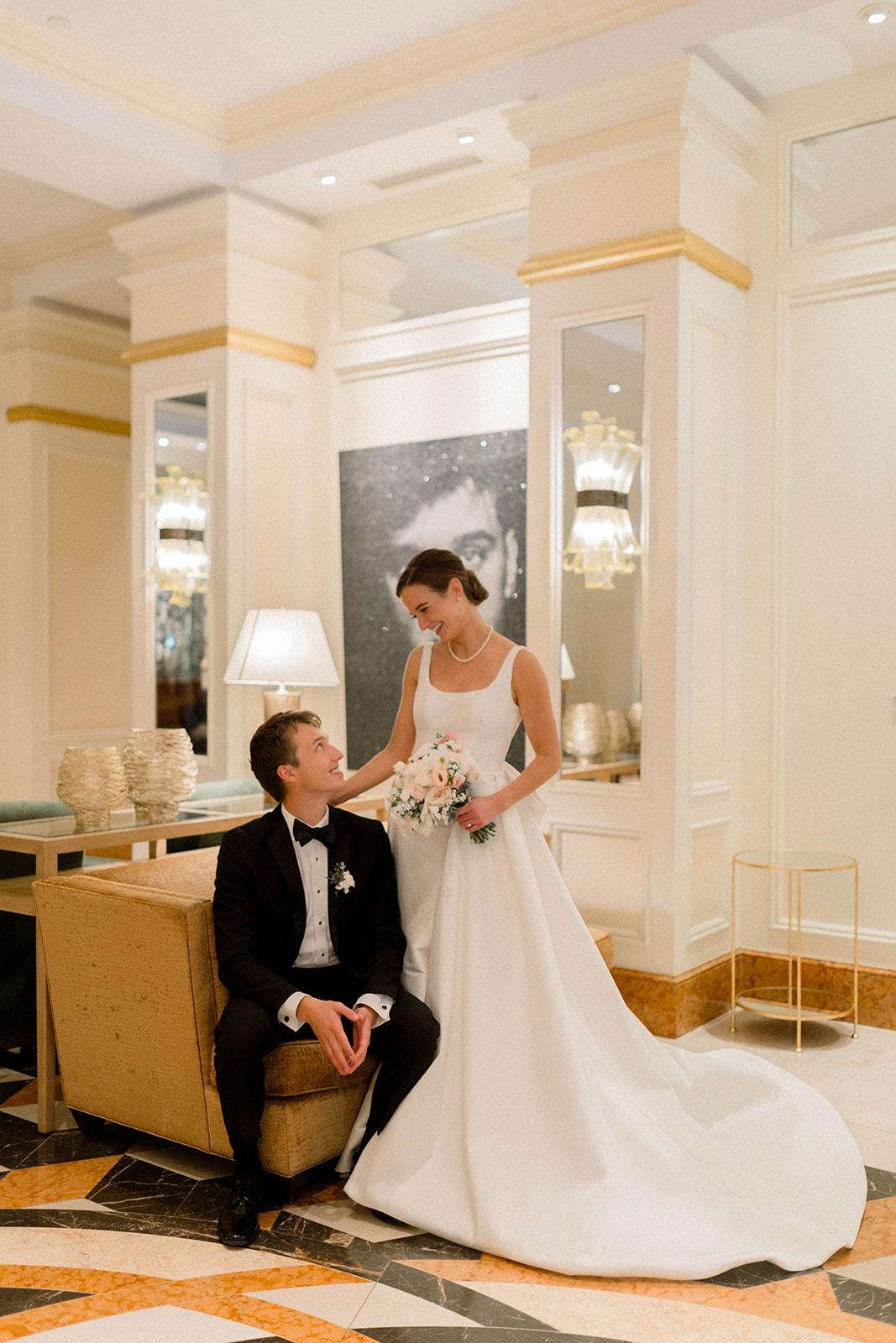 A Glamorous Fall Wedding at the Indiana Roof Ballroom 32