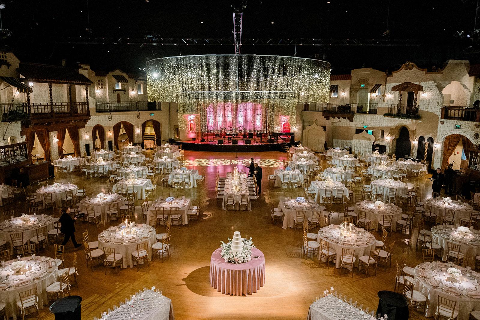A Glamorous Fall Wedding at the Indiana Roof Ballroom