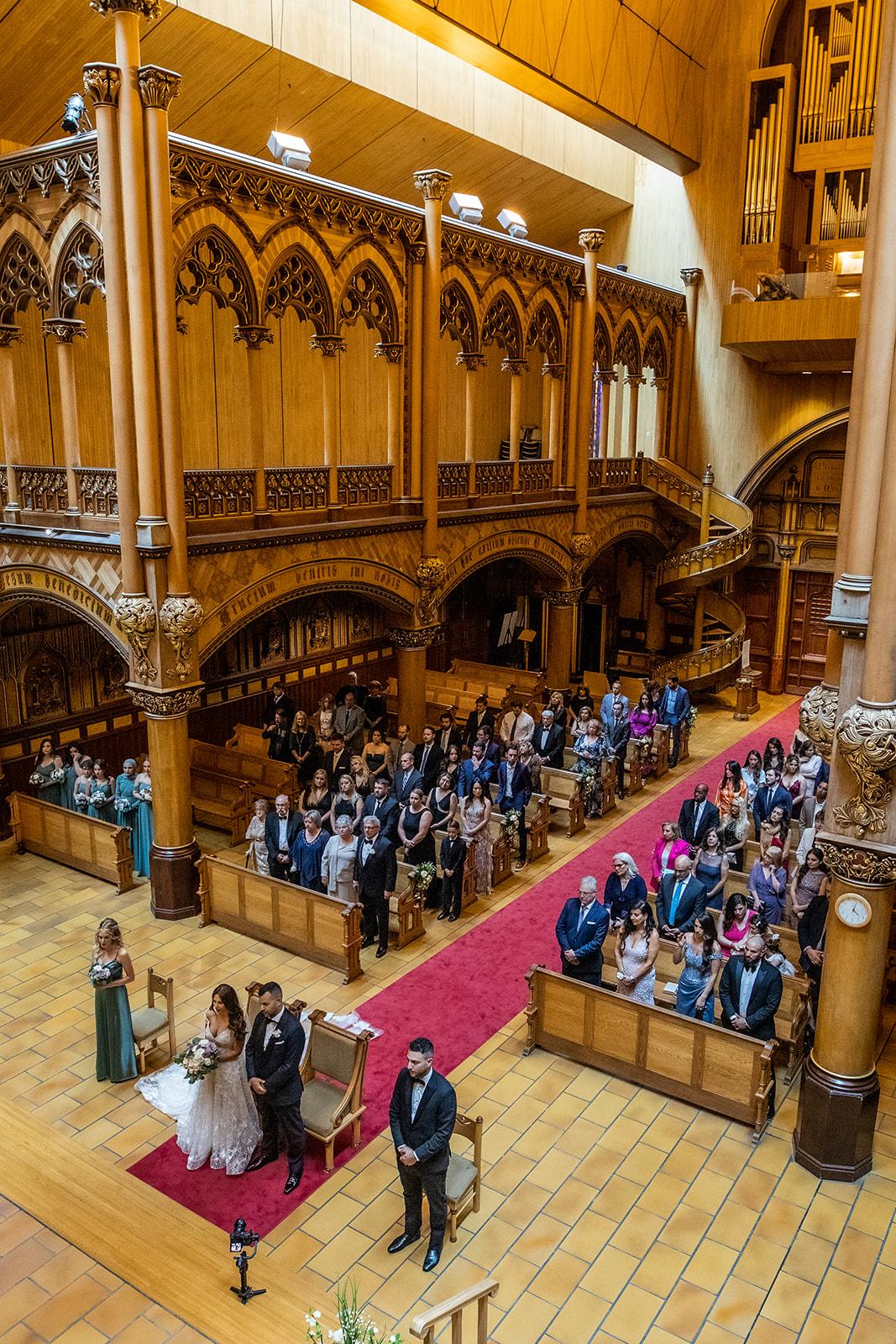 A Glamorous Summer Wedding at the Notre-Dame Basilica 78
