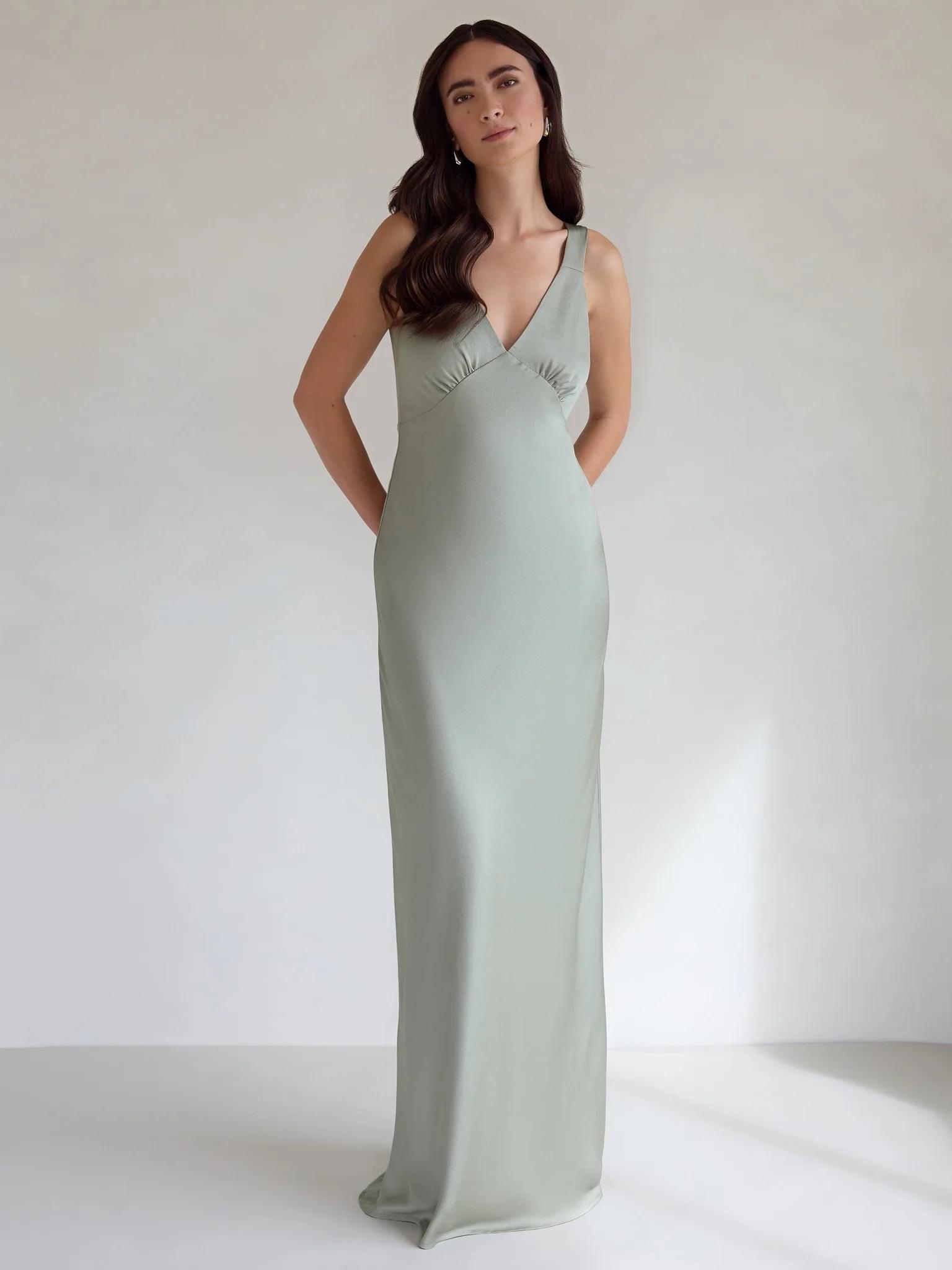 Gracey Dress in True Sage