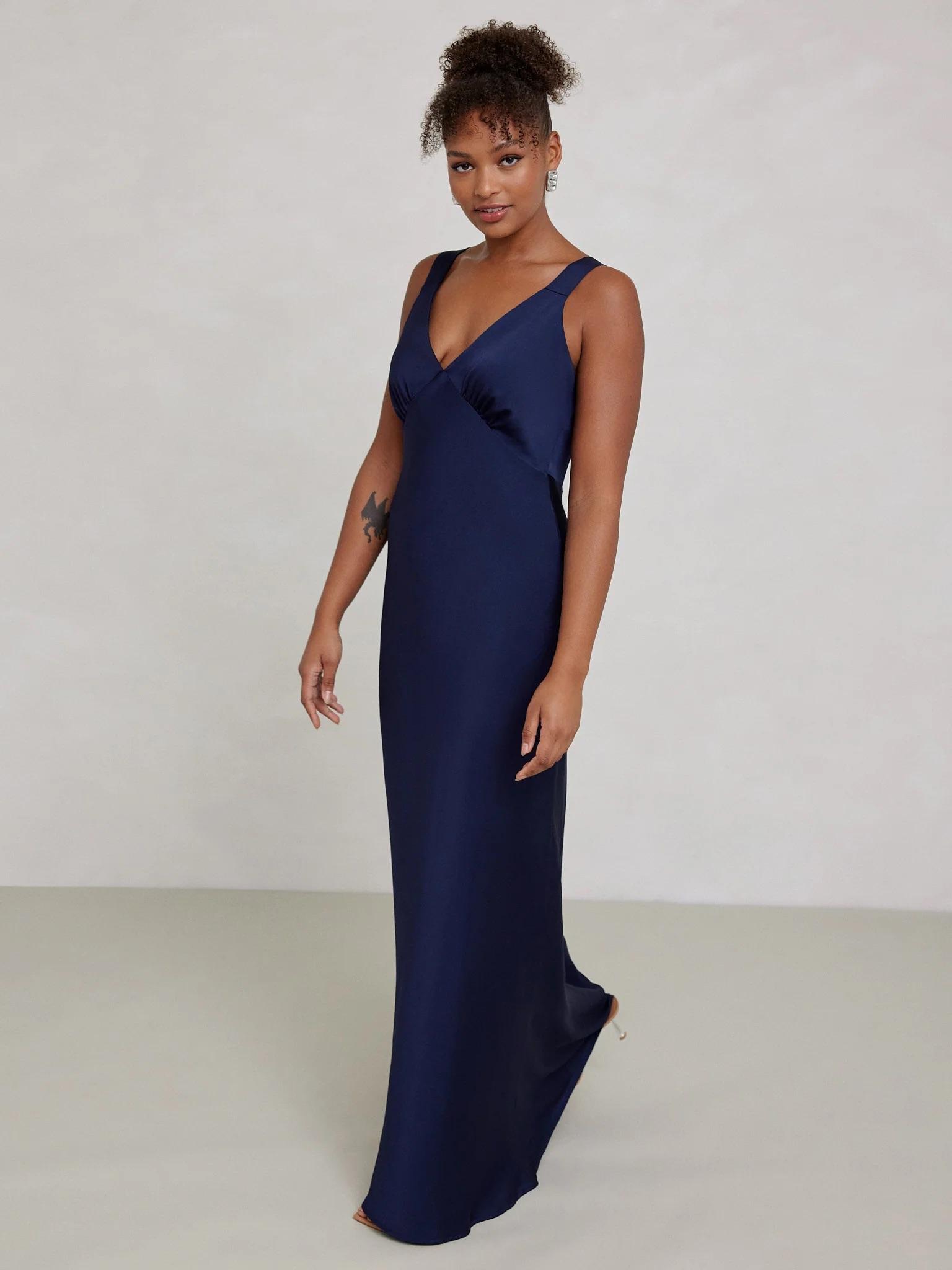 Gracey Dress in Navy