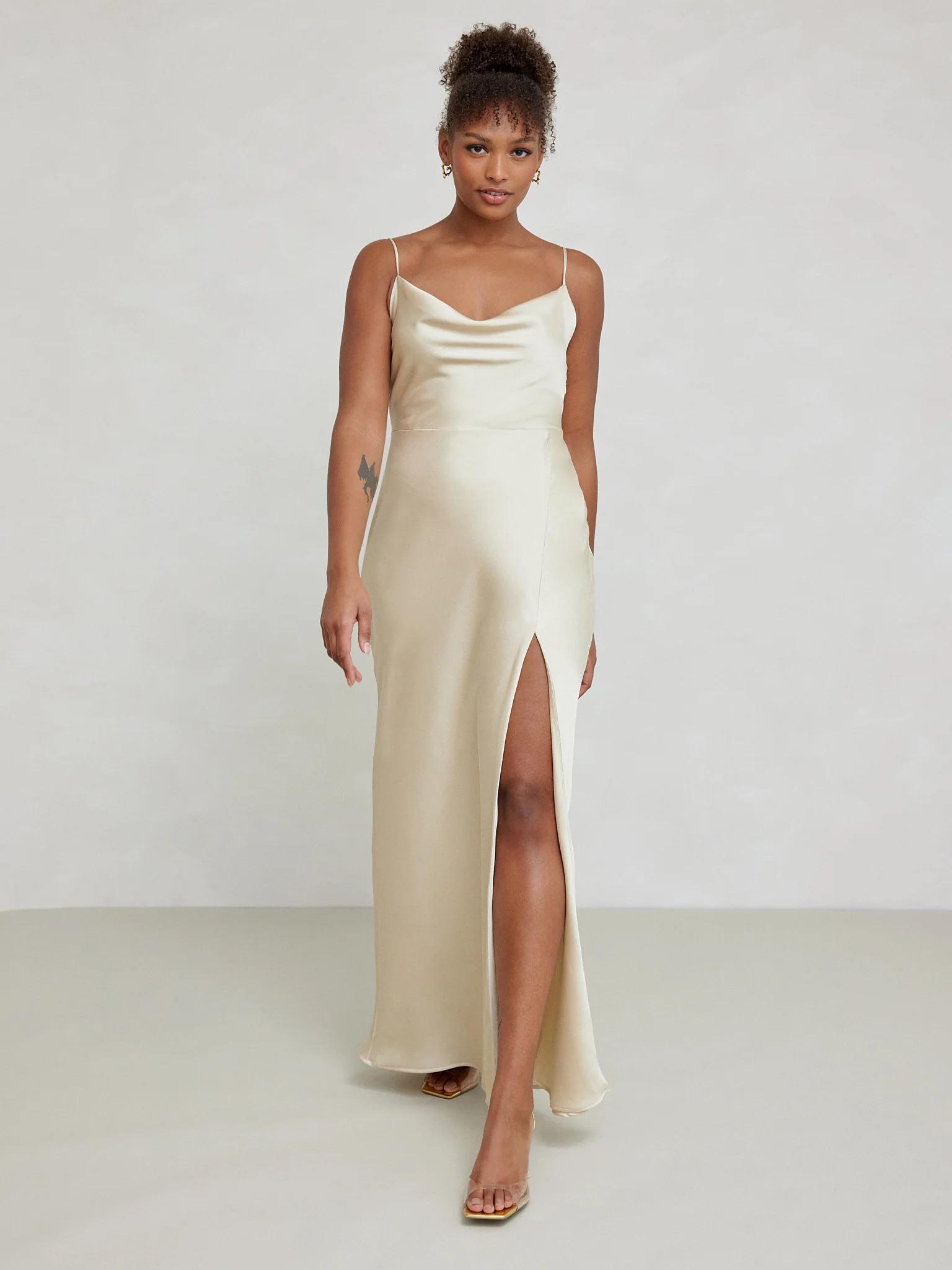 Bennett Dress in Champagne
