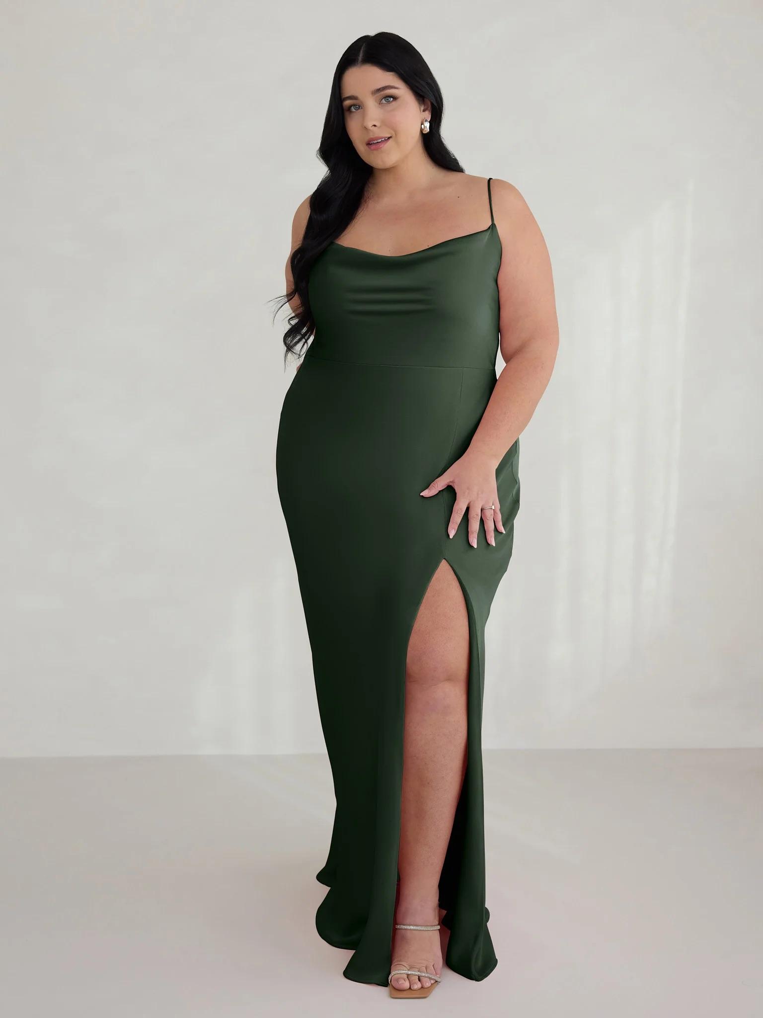 Bennett Dress ES in Dark Olive