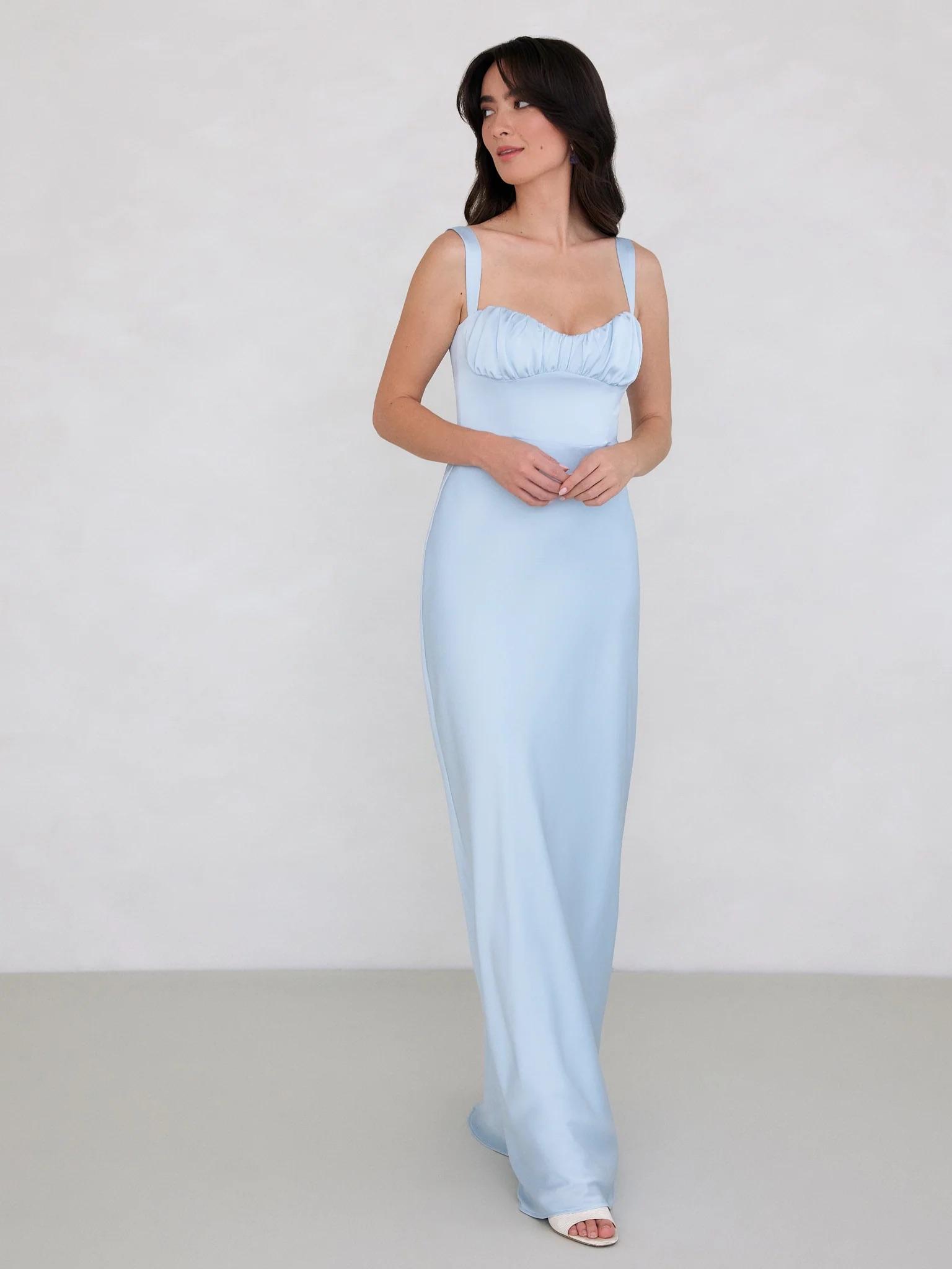 Dawson Dress in Powder Blue