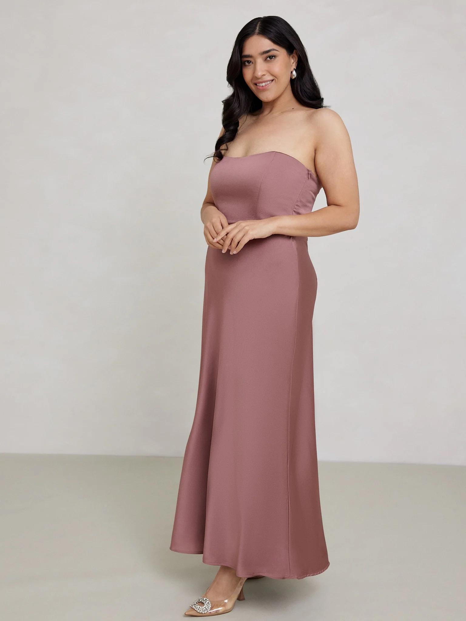Brodie Dress in Mauve