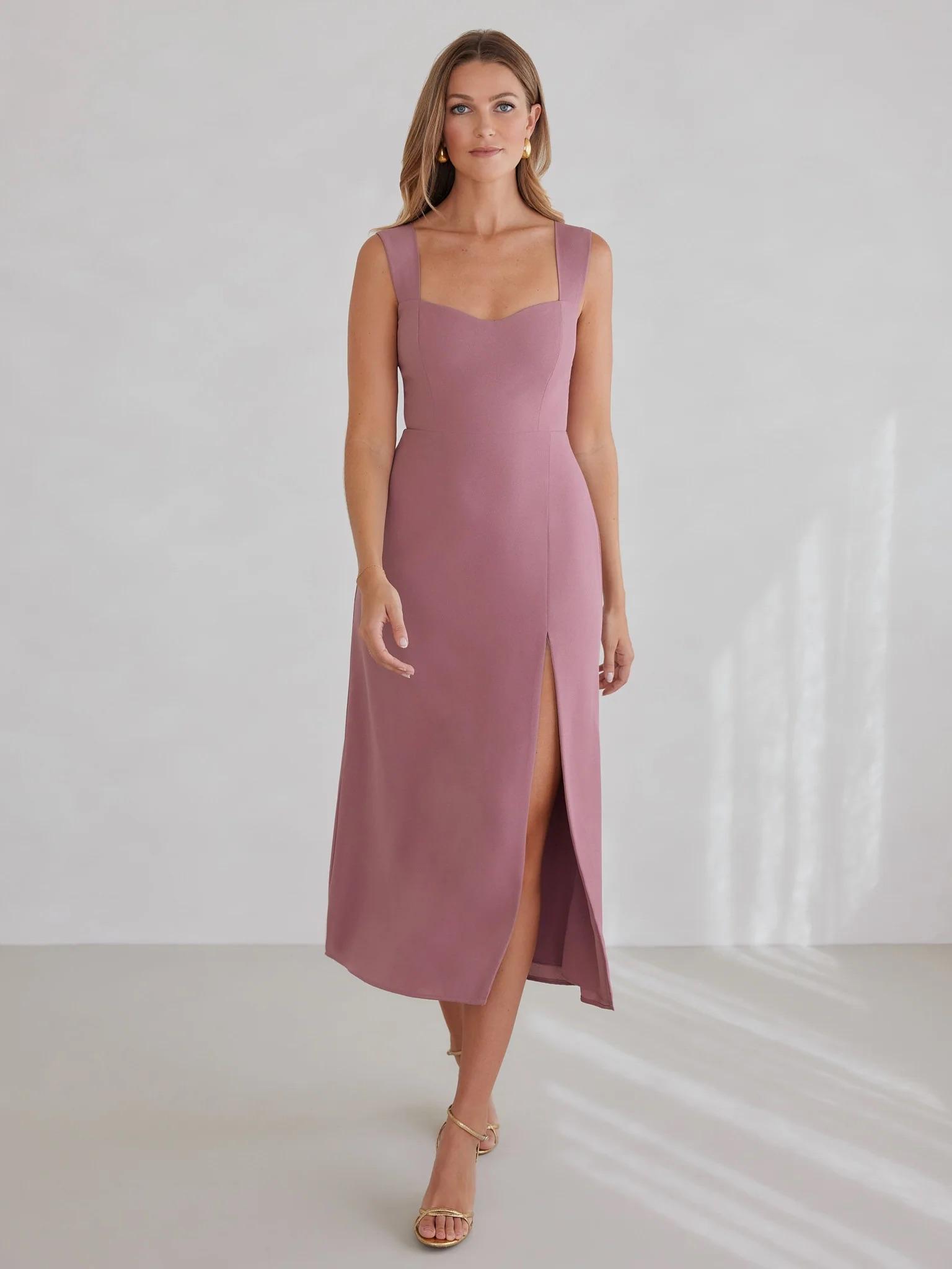 Hastings Dress in Mauve
