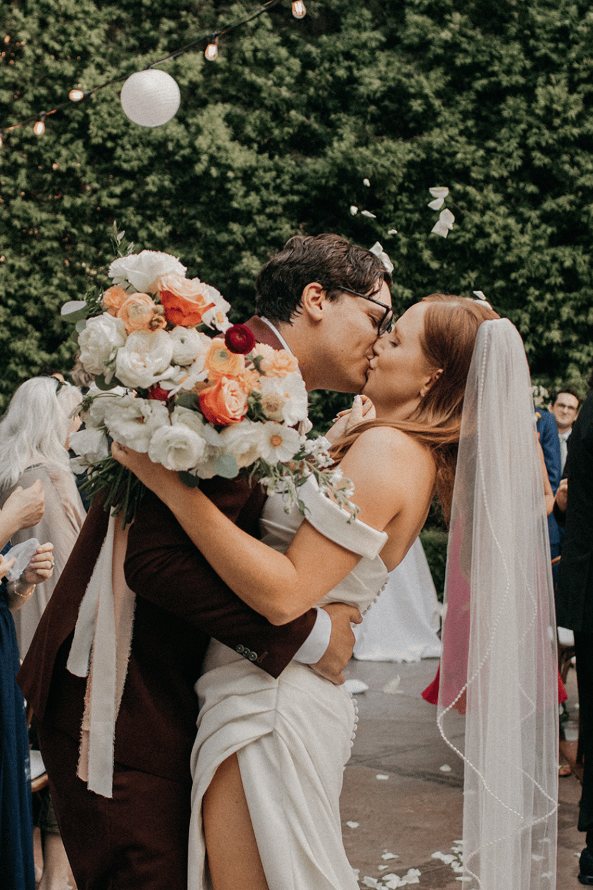 A Romantic Summer Wedding at The Franciscan Gardens