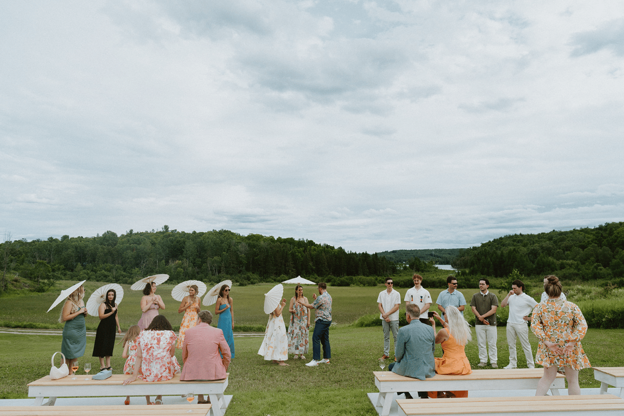 A Non-Traditional Summer Rehearsal Dinner at Le Peaches & Cream photo 4