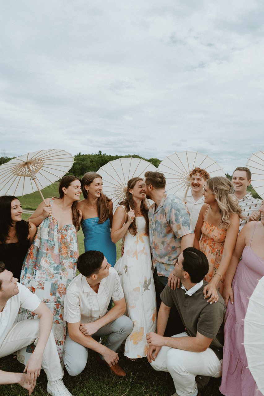 A Non-Traditional Summer Rehearsal Dinner at Le Peaches & Cream photo 3