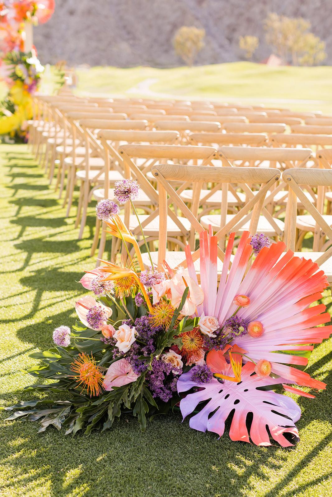 A Modern Spring Wedding at the PGA West Mountain Course 66