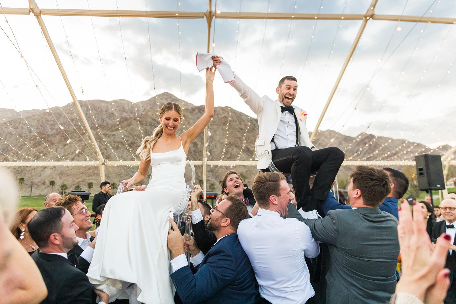 A Modern Spring Wedding at the PGA West Mountain Course 92