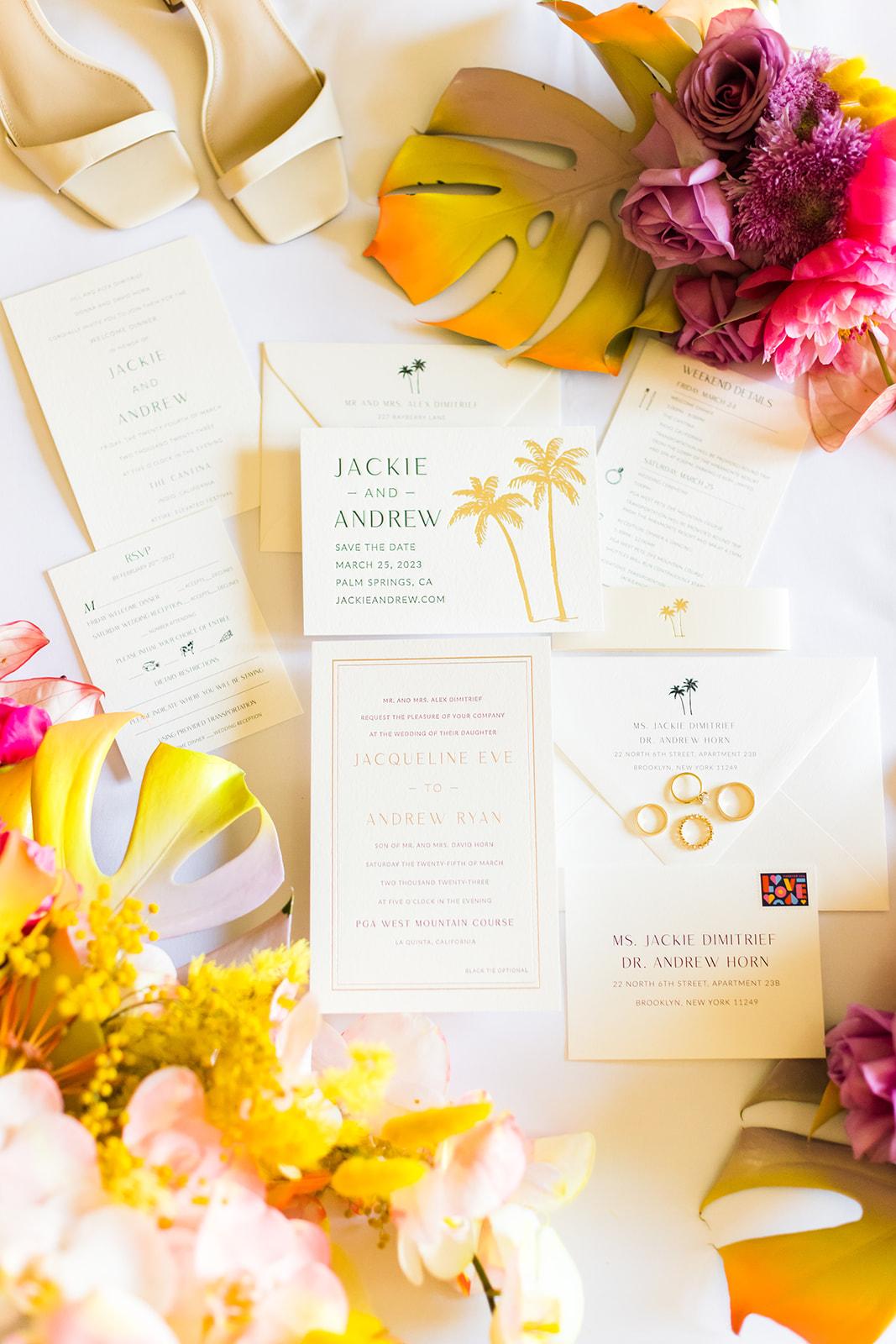 A Modern Spring Wedding at the PGA West Mountain Course 60