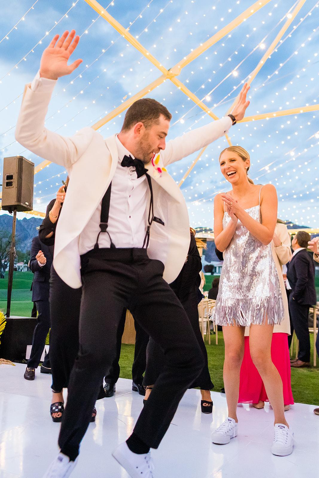 A Modern Spring Wedding at the PGA West Mountain Course 95