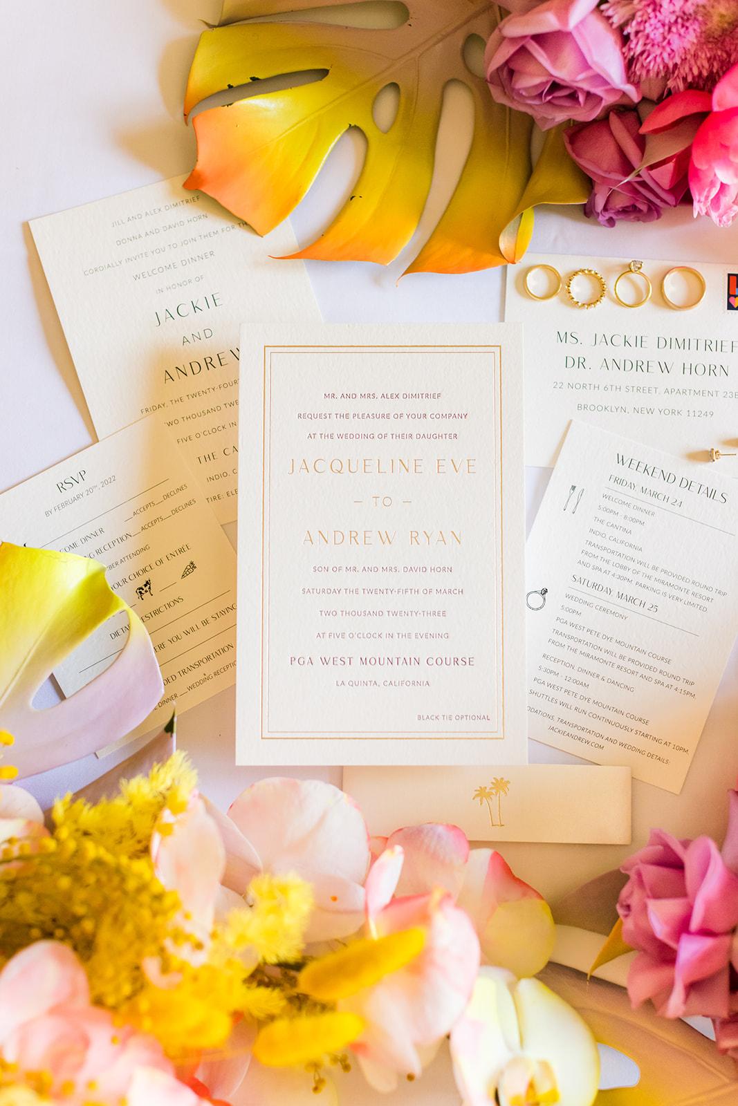 A Modern Spring Wedding at the PGA West Mountain Course 57