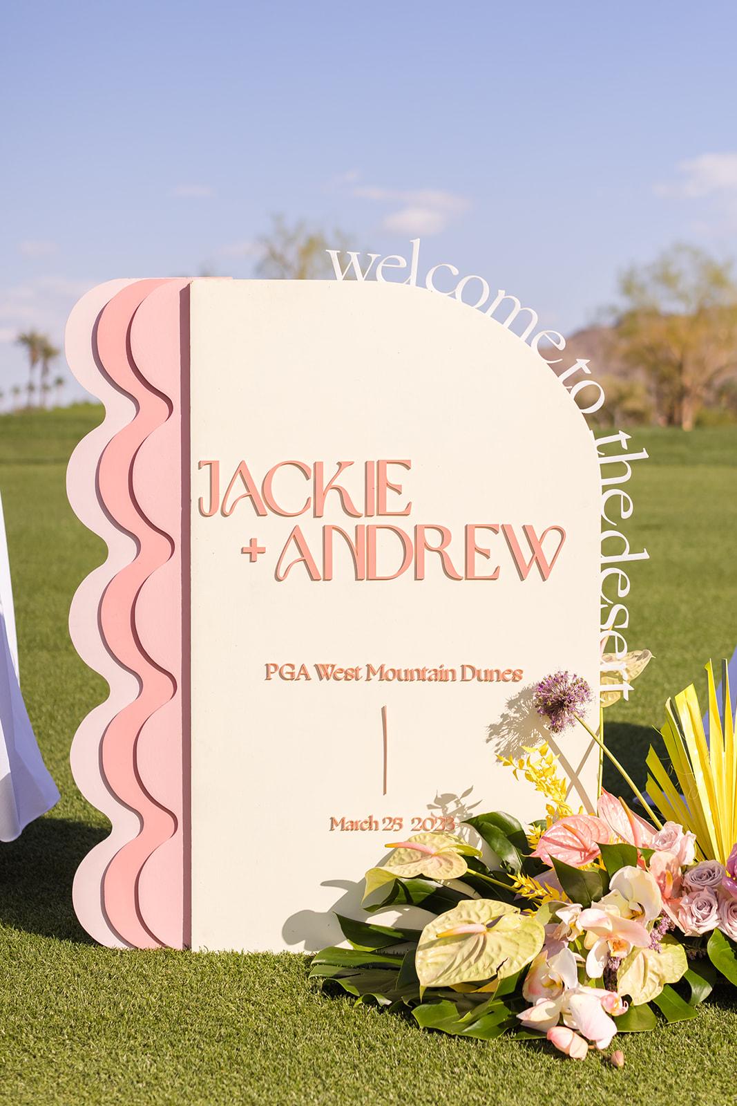 A Modern Spring Wedding at the PGA West Mountain Course 80