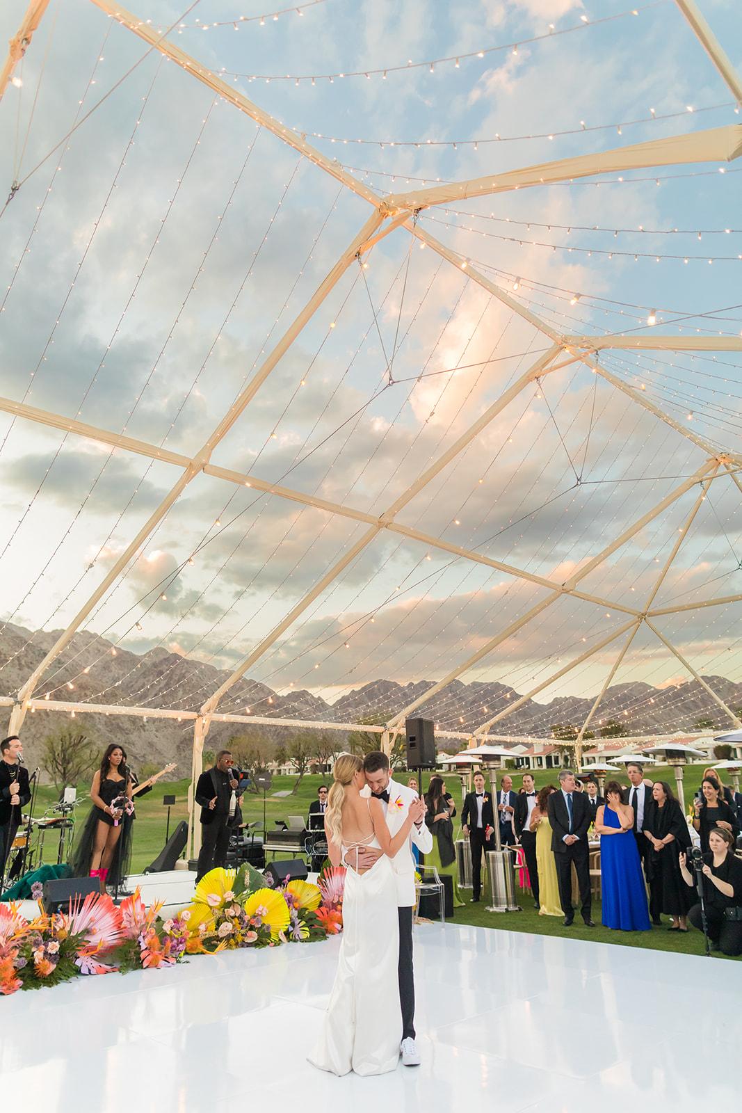 A Modern Spring Wedding at the PGA West Mountain Course 64