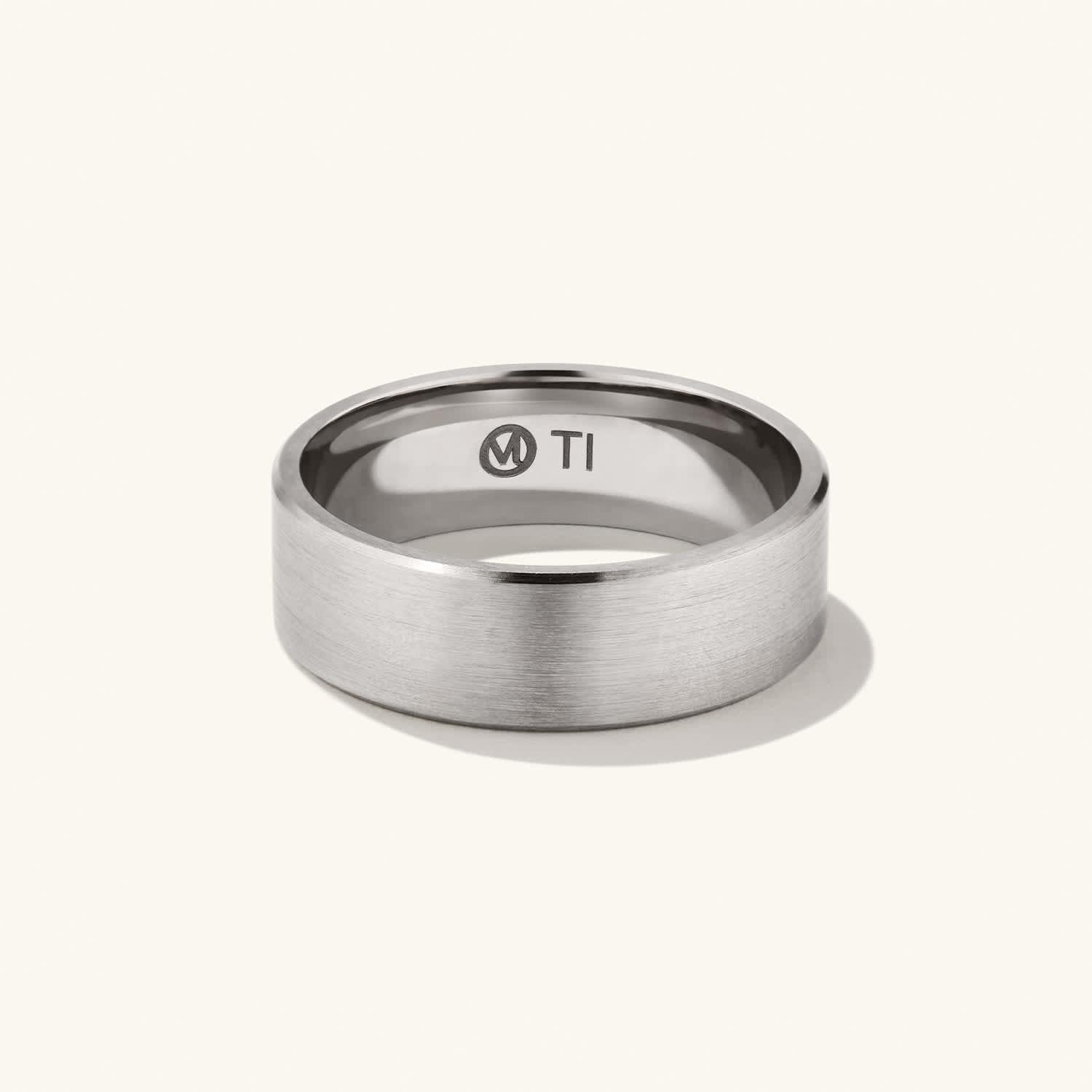 6mm Smooth Band - Titanium