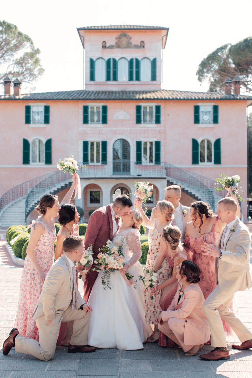 A Romantic Spring Wedding at Villa Valentini Bonaparte