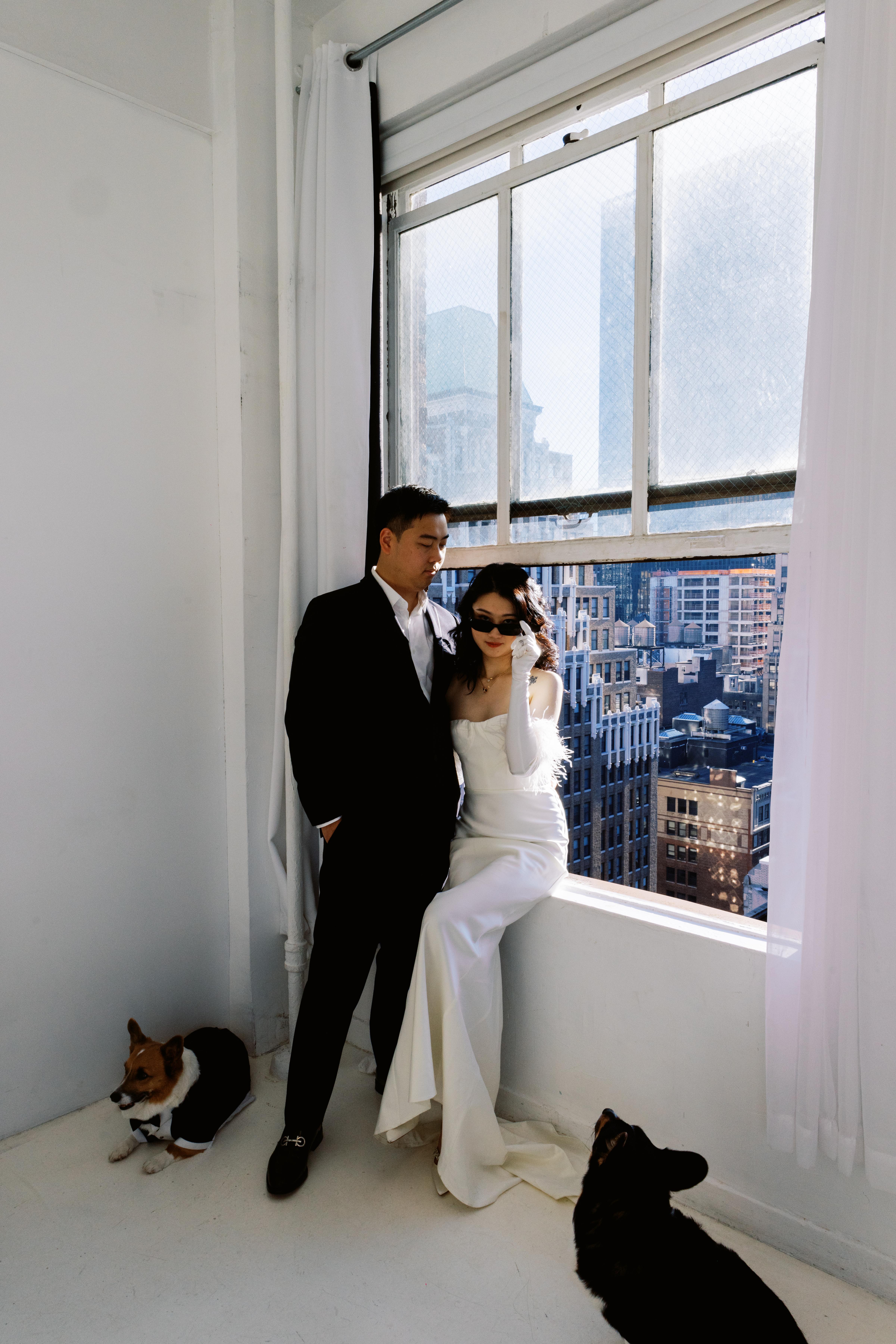 A Modern Winter Wedding at The Foundry 49