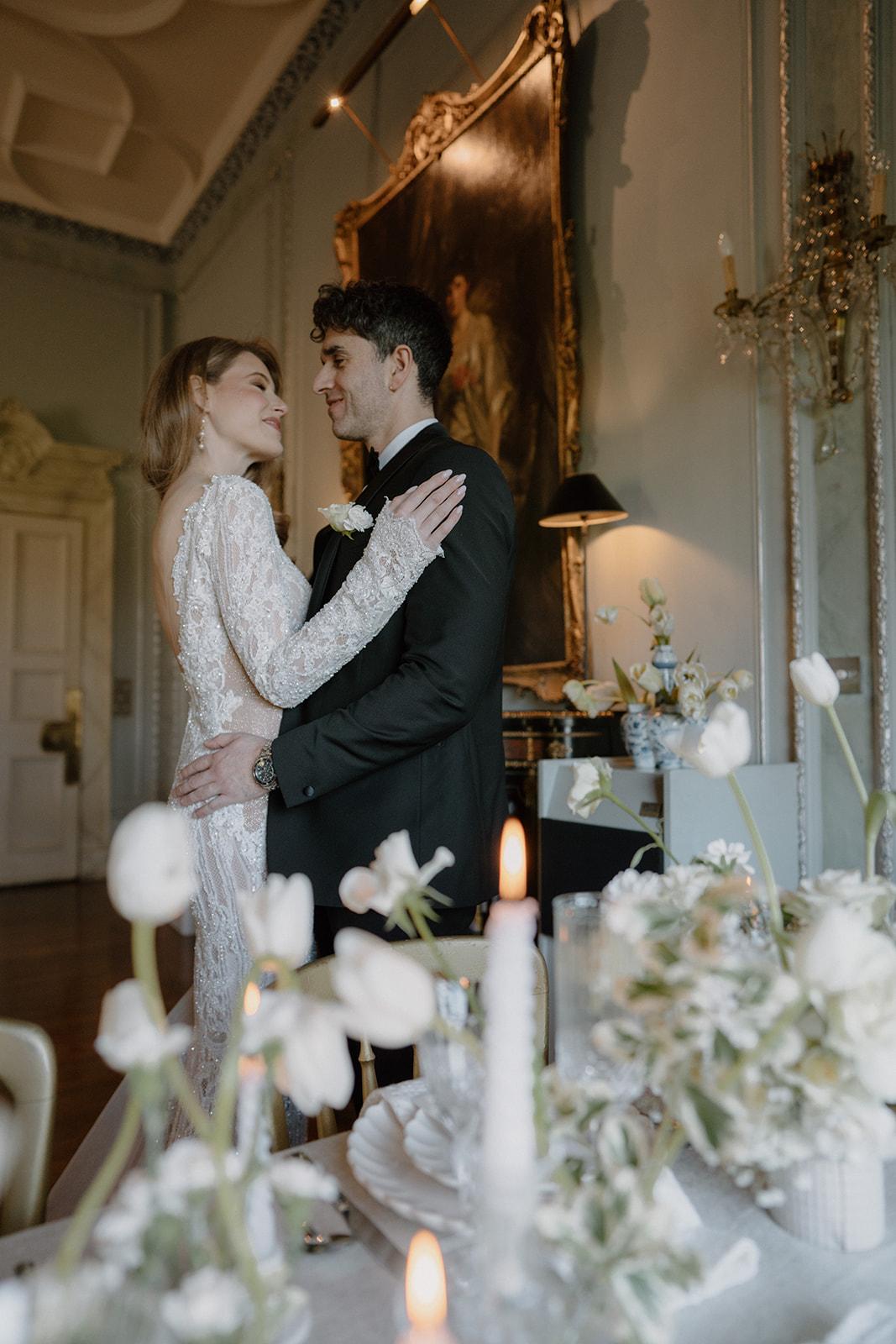 A Romantic Winter Wedding at Dundas Castle 20