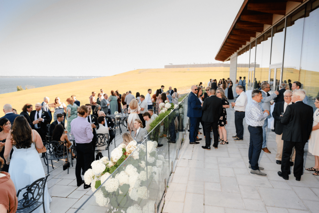 A Modern Summer Wedding at Great Hall at Fort Henry photo 4
