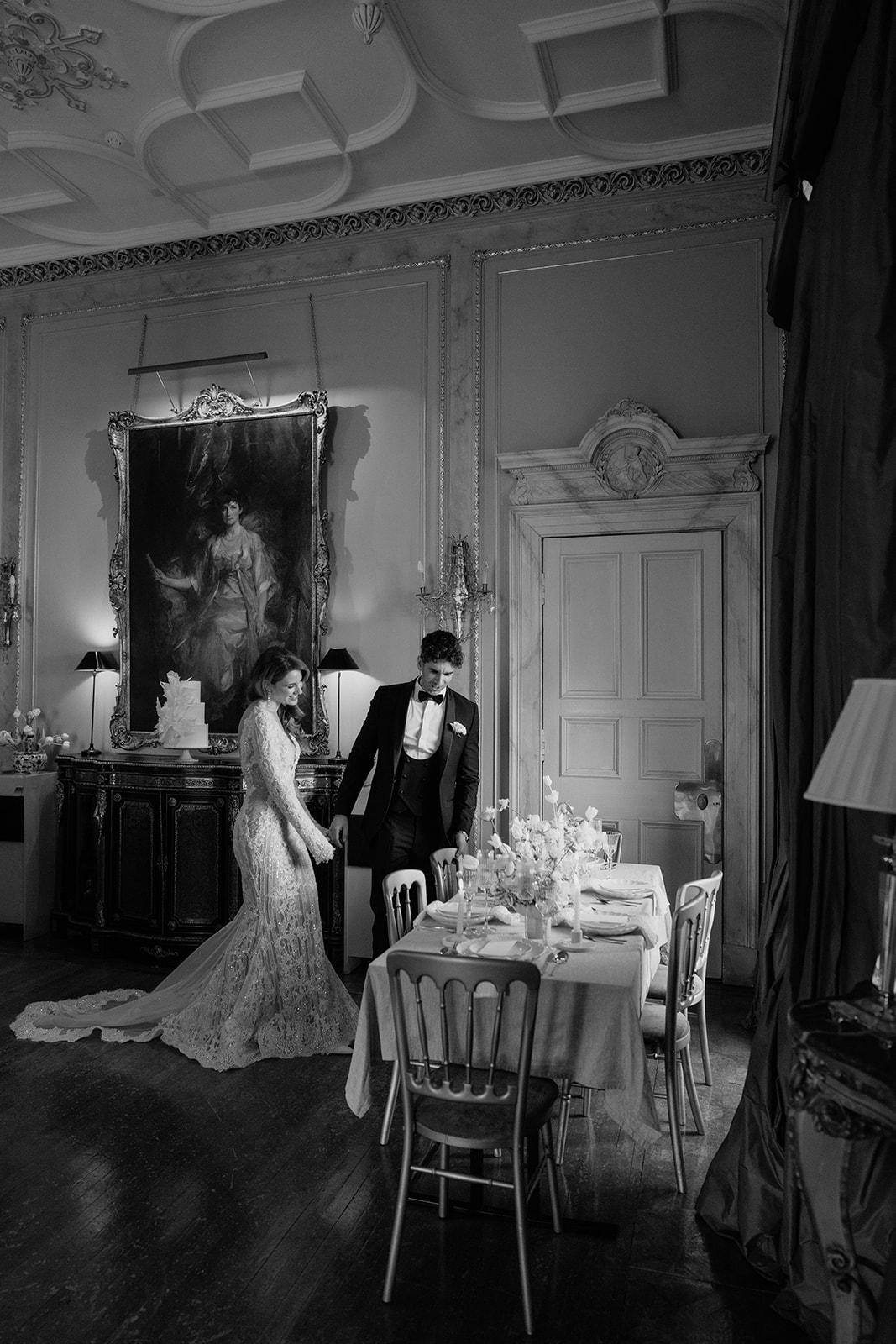 A Romantic Winter Wedding at Dundas Castle 23