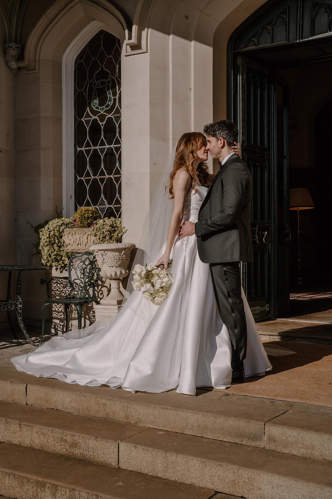 A Romantic Winter Wedding at Dundas Castle 36