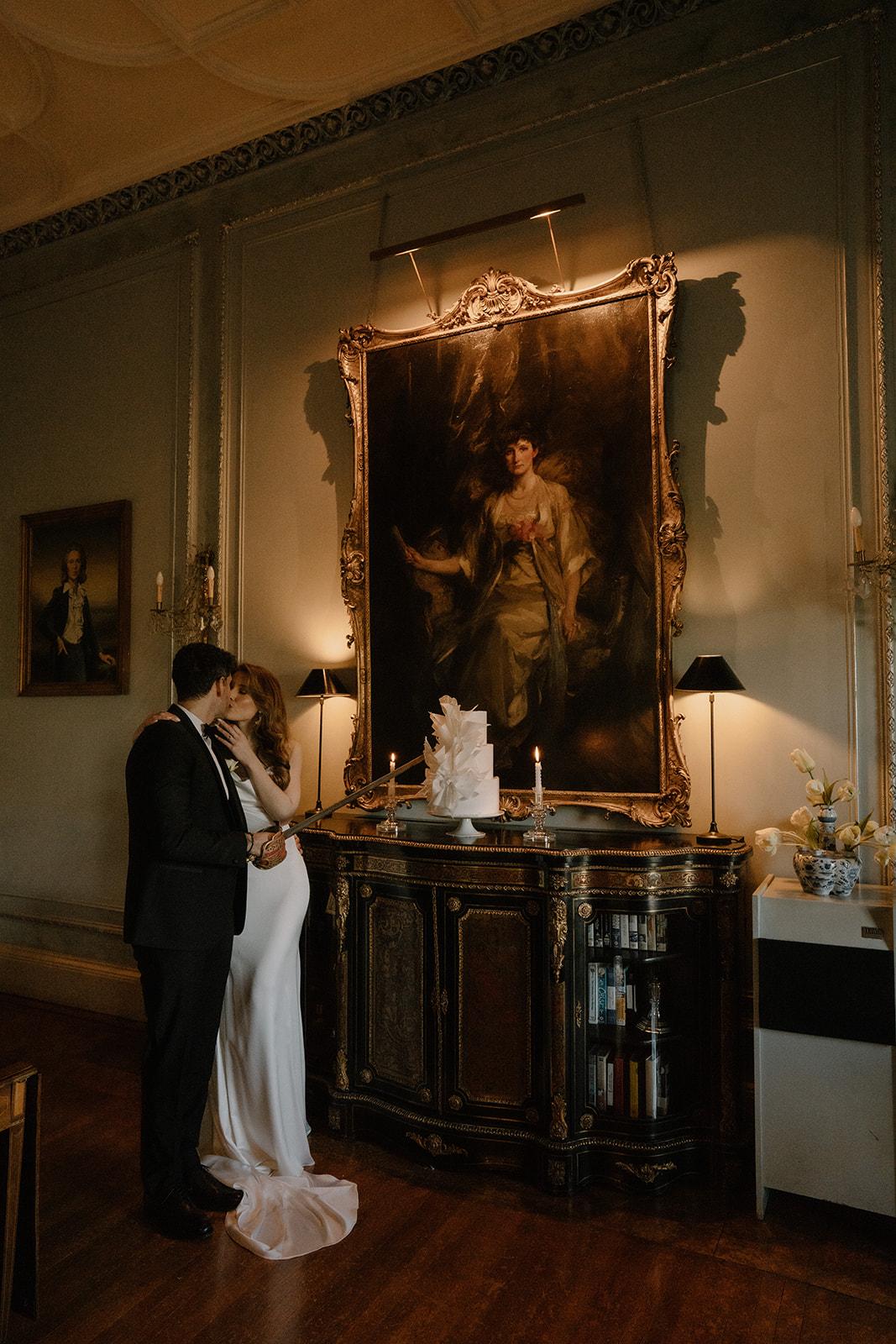 A Romantic Winter Wedding Shoot at Dundas Castle