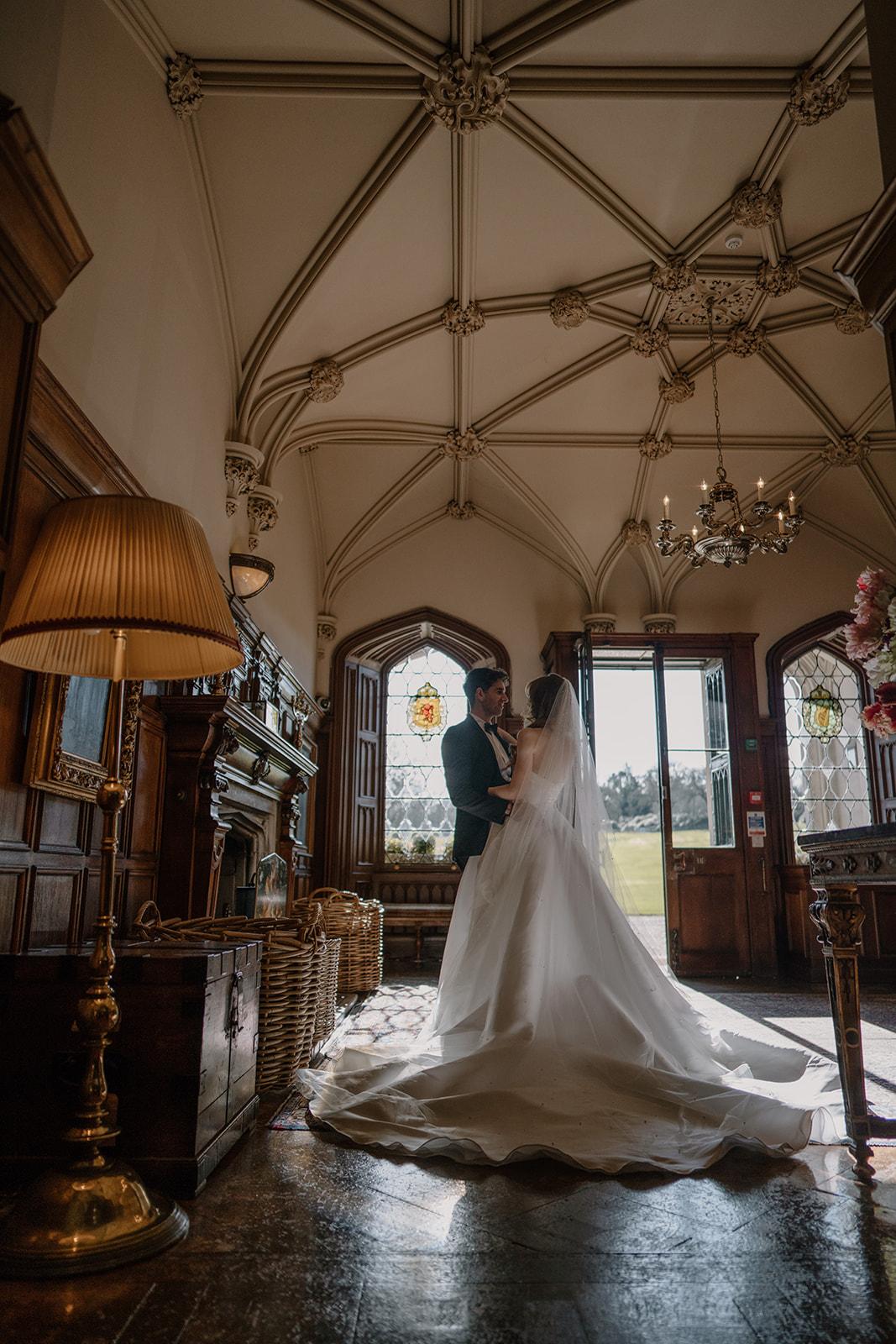 A Romantic Winter Wedding at Dundas Castle 40