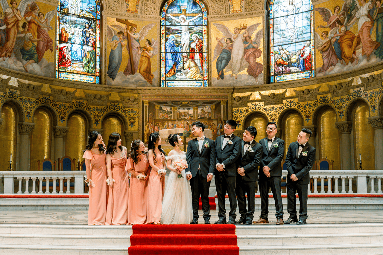 A Classic Summer Wedding at Stanford Memorial Church photo 2