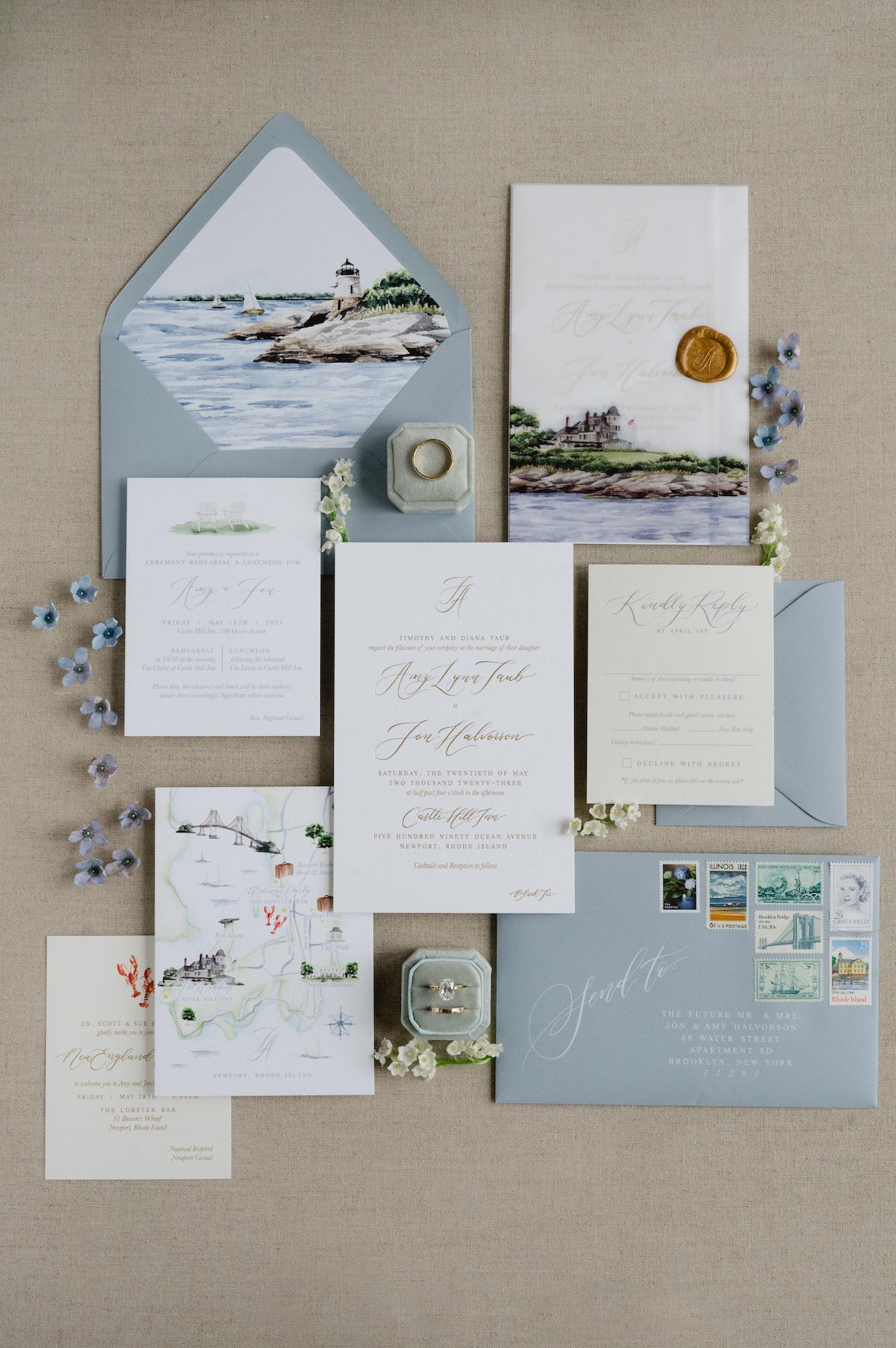 A Whimsical Spring Wedding at the Castle Hill Inn 90
