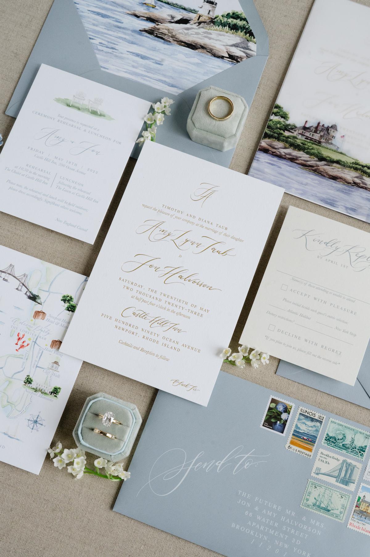 A Whimsical Spring Wedding at the Castle Hill Inn 59