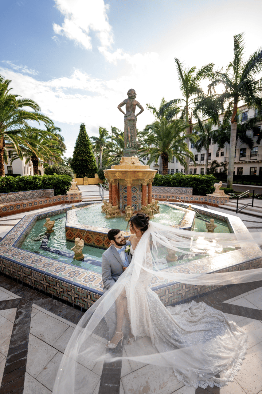 A Glamorous Winter Wedding at The Boca Raton