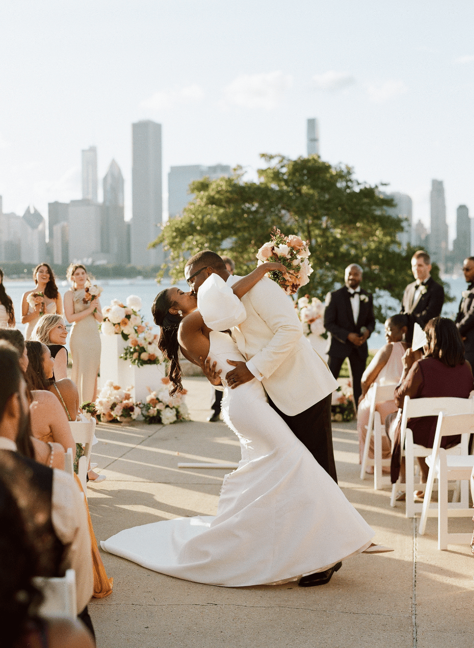 A Romantic Summer Wedding at Adler Planetarium photo 4
