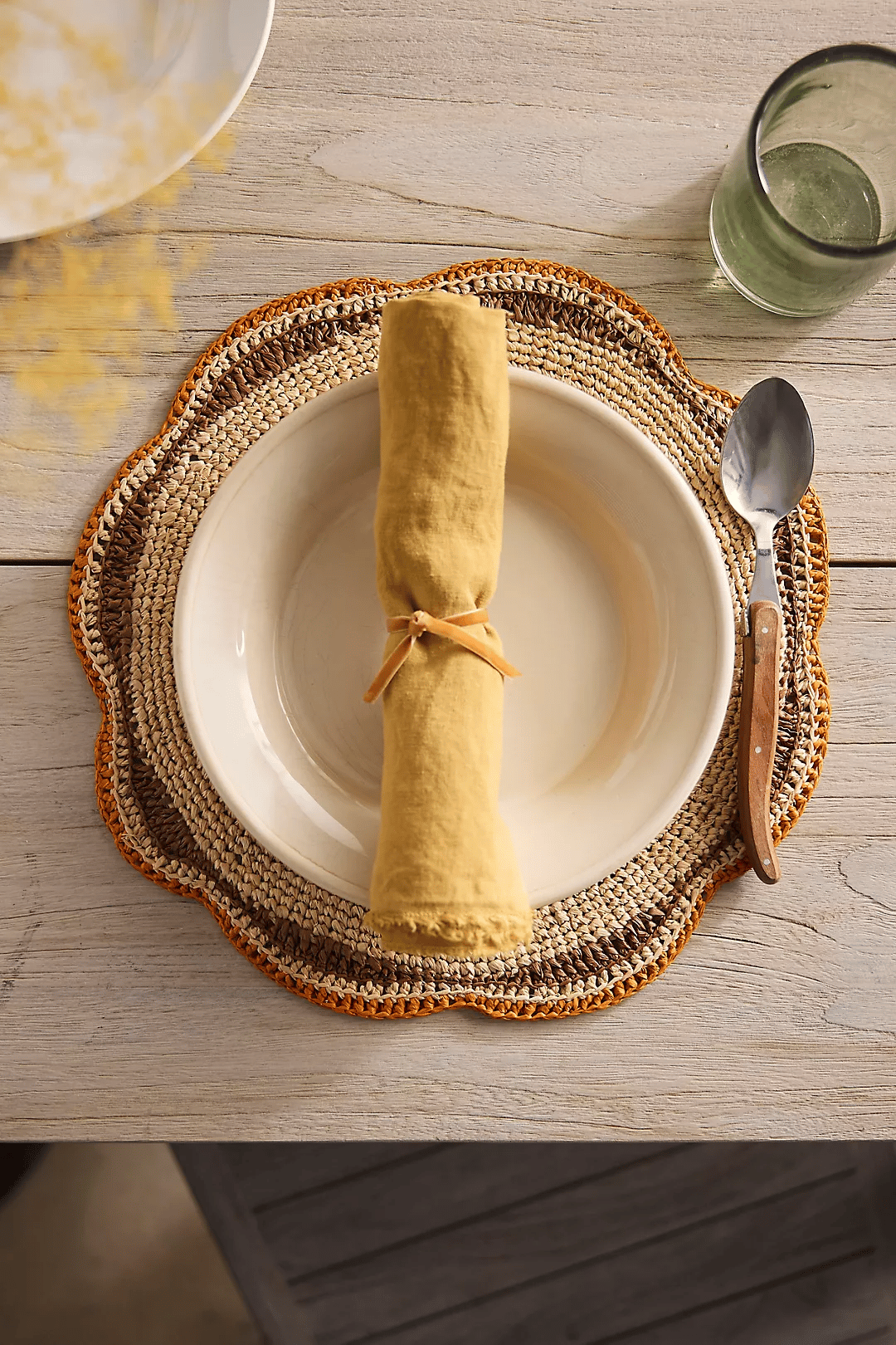 Woven Raffia Placemat